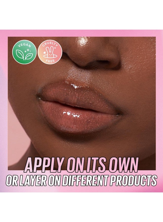 Lip Gloss Gloss Shot ; With Jojoba Oil Tinted Shimmer Hydrating Non Sticky Juicy Nude Plumper Looking Lips 03 Honey Drizzle 0.14 Fl Oz