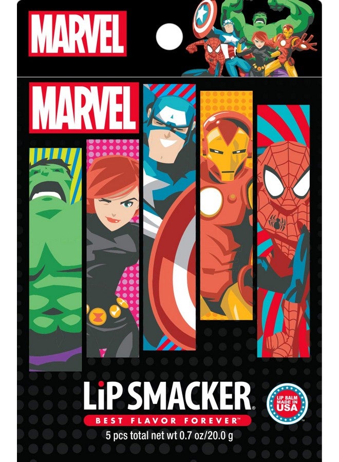 Marvel Avengers Storybook Collection Set Of 5 Flavored Lip Balms