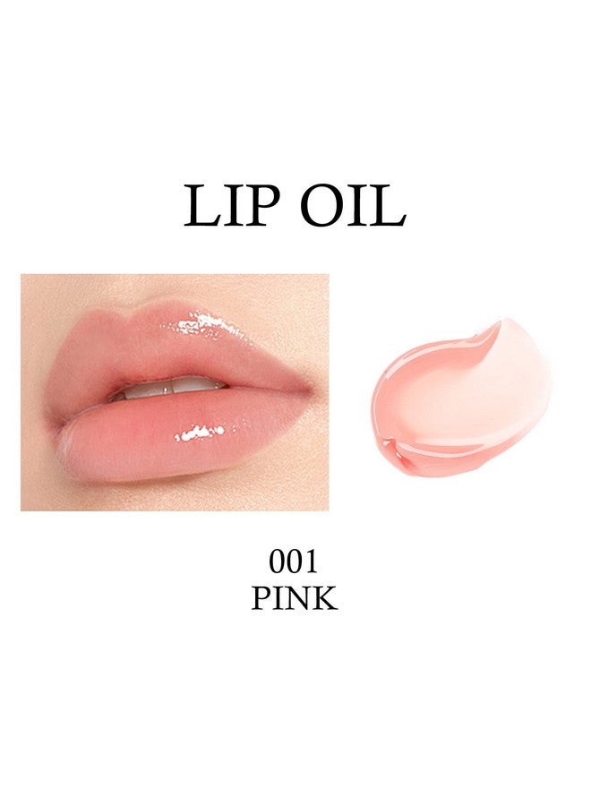 Hydrating Lip Glow Oil Moisturizing Lip Oil Gloss Transparent Plumping Lip Oil Tinted For Lip Care And Dry Lips By Ownest Beauty Pink