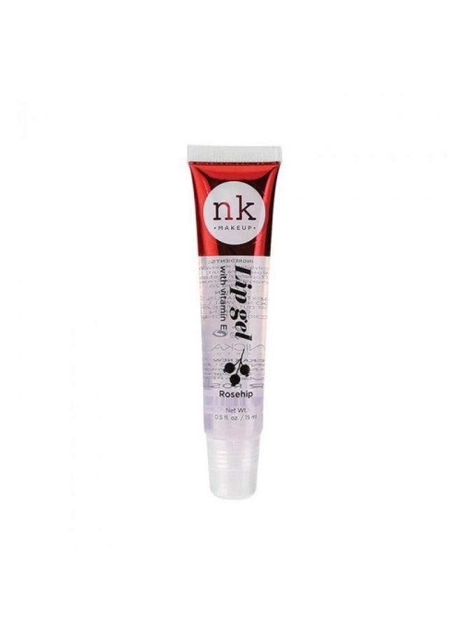 5 Pack Nk Lip Gel With Vitamin E Bubble Gum Argan Strawberry Cherry And Rosehip Lip Gloss