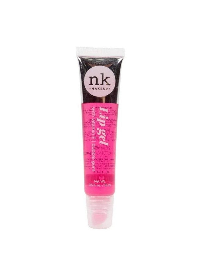 5 Pack Nk Lip Gel With Vitamin E Bubble Gum Argan Strawberry Cherry And Rosehip Lip Gloss