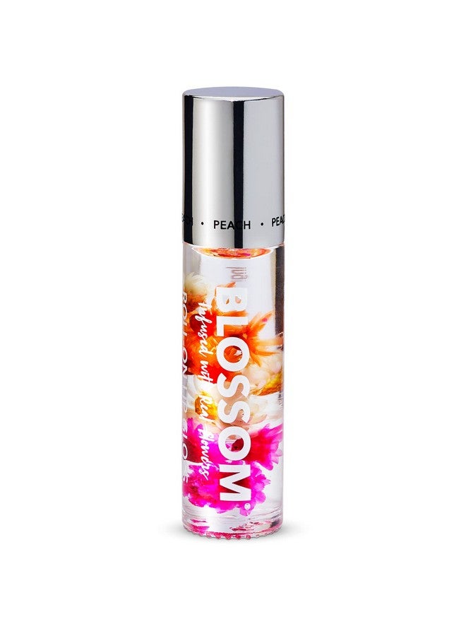 Scented Roll On Lip Gloss Infused With Real Flowers Made In Usa 0.20 Fl. Oz./5.9Ml Juicy Peach