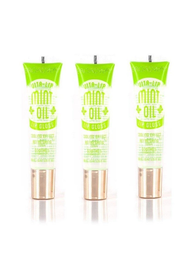 Vita Lip Clear Lip Gloss 0.47Oz/14Ml (Bclg0101Mint Oil)Pack Of 3