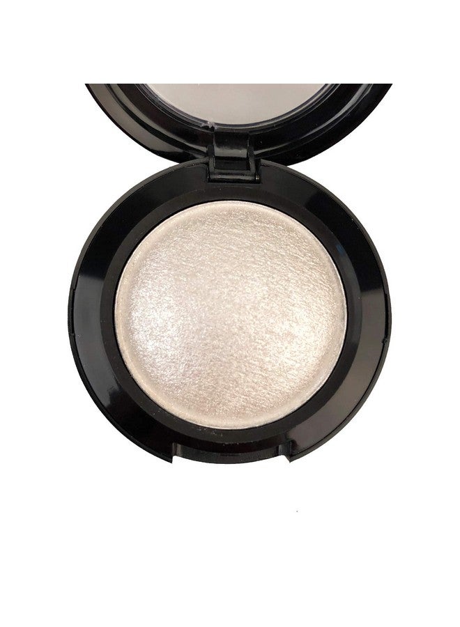 Single Color Baked Eye Shadow Palette Glitter Powder Ice Silverces3810