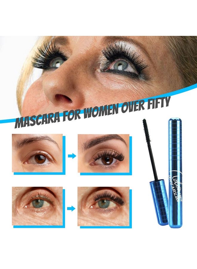 Mascara For Older Women 60 Plus Mascara For Seniors With Thinning Lashes Hypoallergenic Mascara Sensitive Eyes Mascara Black Volume And Length Black Mascara Waterproof Smudge Proof Black (1Pc)