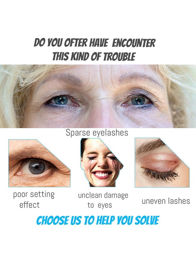 Mascara For Older Women 60 Plus Mascara For Seniors With Thinning Lashes Hypoallergenic Mascara Sensitive Eyes Mascara Black Volume And Length Black Mascara Waterproof Smudge Proof Black (1Pc)