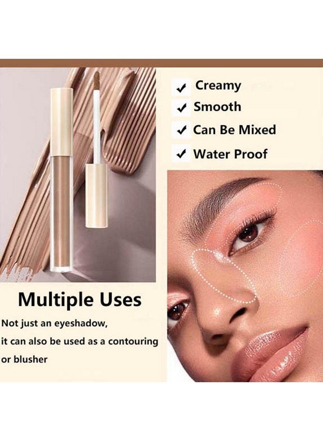 Liquid Eyeshadow Makeup Eyeshadow Primer Matte Eyeshadow Crayon Pencil Waterproof Quick Dry Long Lasting Highlight And Shadow Pen Perfect Makeup (Nude Purple 1 )