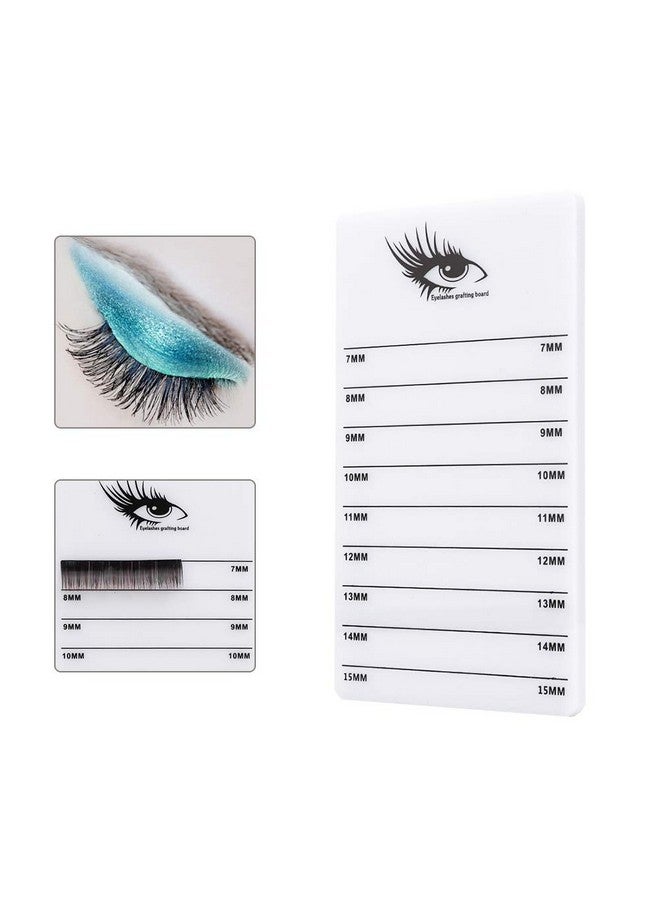 7 15Mm Eyelash Tray Stand Lashes Extension Grafting Planting Acrylic Board Makeup Tool