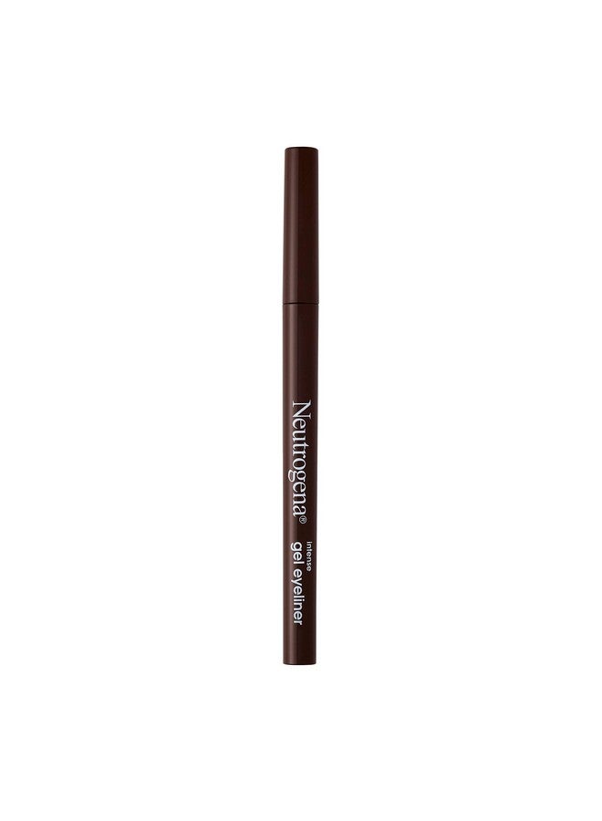 Intense Gel Eyeliner With Antioxidant Vitamin E Smudge& Water Resistant Eyeliner Makeup For Precision Application Dark Brown 0.004 Oz