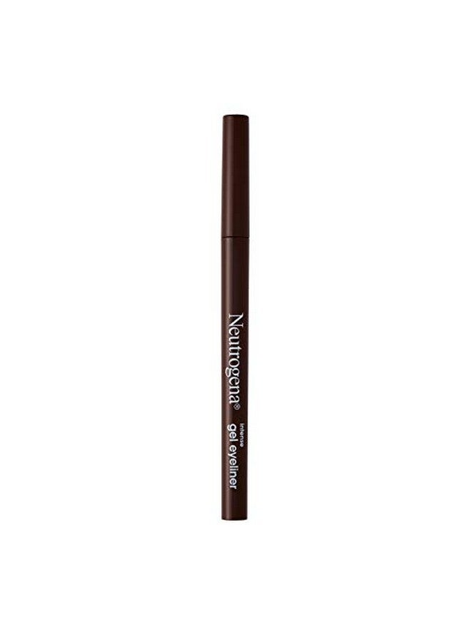 Intense Gel Eyeliner With Antioxidant Vitamin E Smudge& Water Resistant Eyeliner Makeup For Precision Application Dark Brown 0.004 Oz