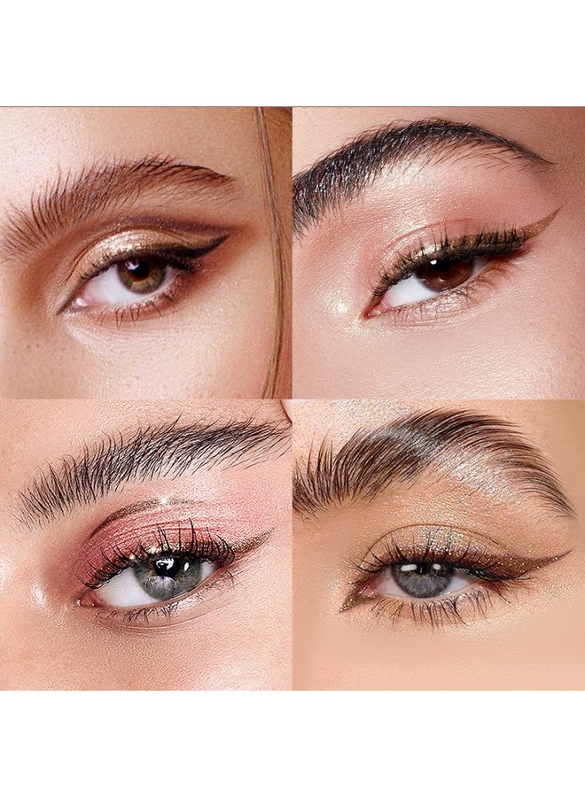 Eyeliner Penwaterproof Liquid Eyeliner With Precision Tipmetallic Shimmer Color Eyeliners Smudge Resistant Long Wearing (Light Brown)