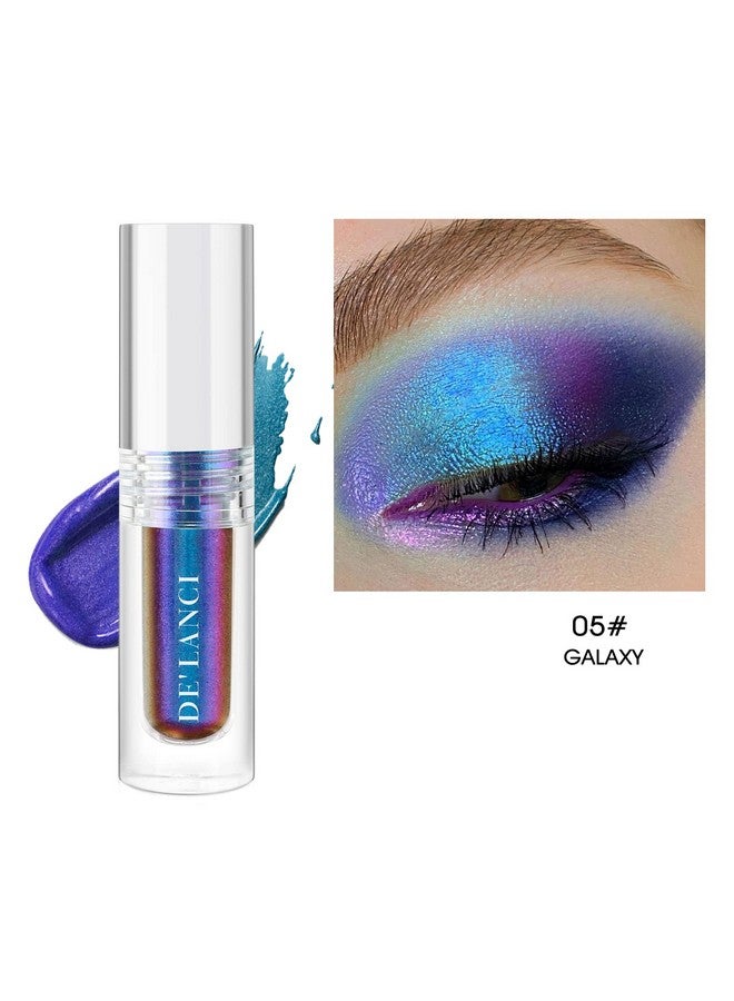 Liquid Multichrome Eyeshadow Intense Color Shifting Long Lasting High Pigmented With No Creasing Monochrome Colorful Glow Liquid Eye Shadow Quickly Drying Sparkle Shiny Eye Makeup For Beginners5…