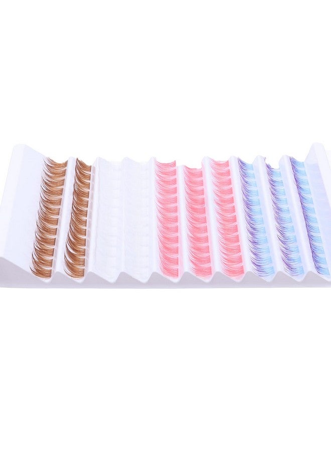 Colored Lash Clusters 140Pcs Natural Look False Eyelashes Extensions D Curl Fluffy Wispy Cat Eye Lashes Individuals Diy Lash Extensions At Home (M01)