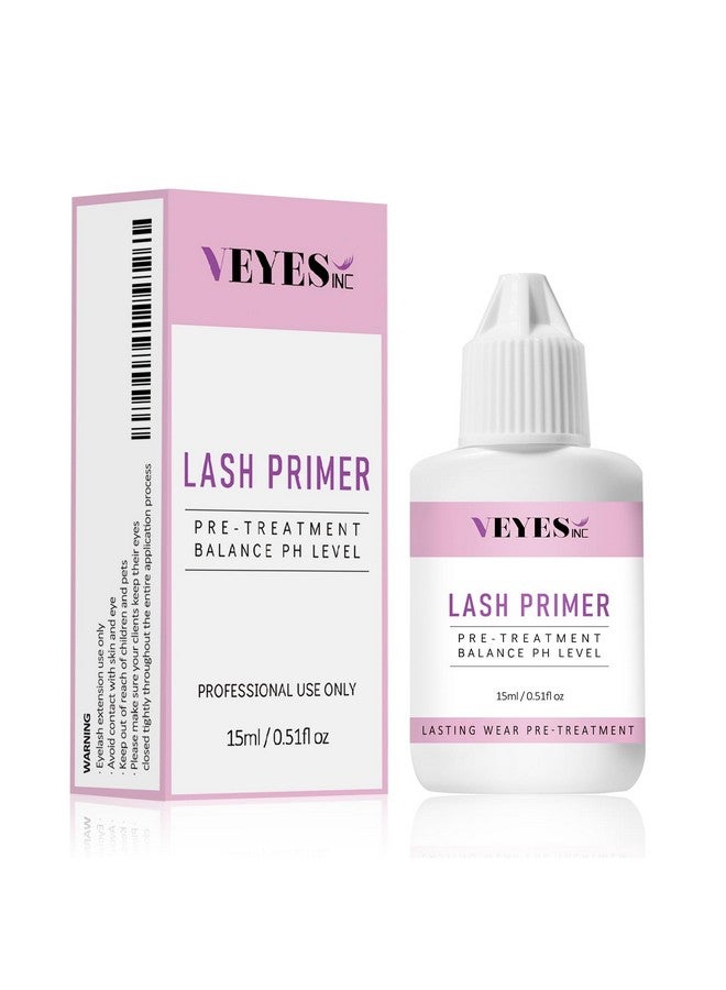 Lash Primer For Eyelash Extensions 15Ml Professional Use Only Easy To Removes Proteins And Oils Increase Adhesive Bonding Power