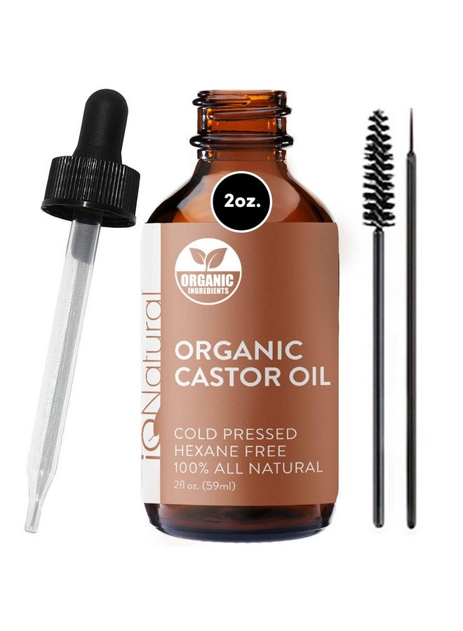 Castor Oil For Eyelashes Eyebrow And Eyelash Growth Serum 100% Pure Cold Pressed Organic Castor Oil Eyelash Serum Conditioner Lash Serum Growth Hair Oil Treatment Brow Growth Serum
