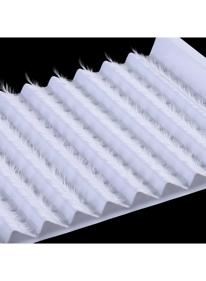 White Lashes Clusters 140Pcs Natural Look False Eyelashes Extensions D Curl Fluffy Wispy Cat Eye Lashes Individuals Diy Lash Extensions At Home (W01)