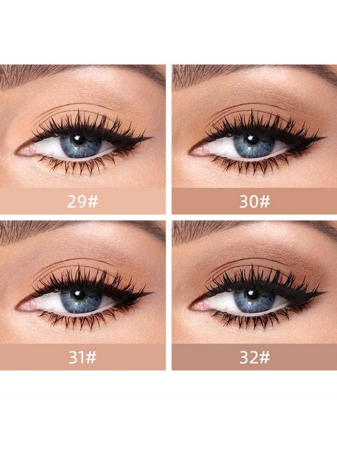 Matte Liquid Eyeshadow 8 Colors Neutral Naked Smooth Creamy Eyeshadow Set Lightweight High Pigmented And Waterproof Long Lasting Matte Eyeshadow (Set 4 Matte Nude)