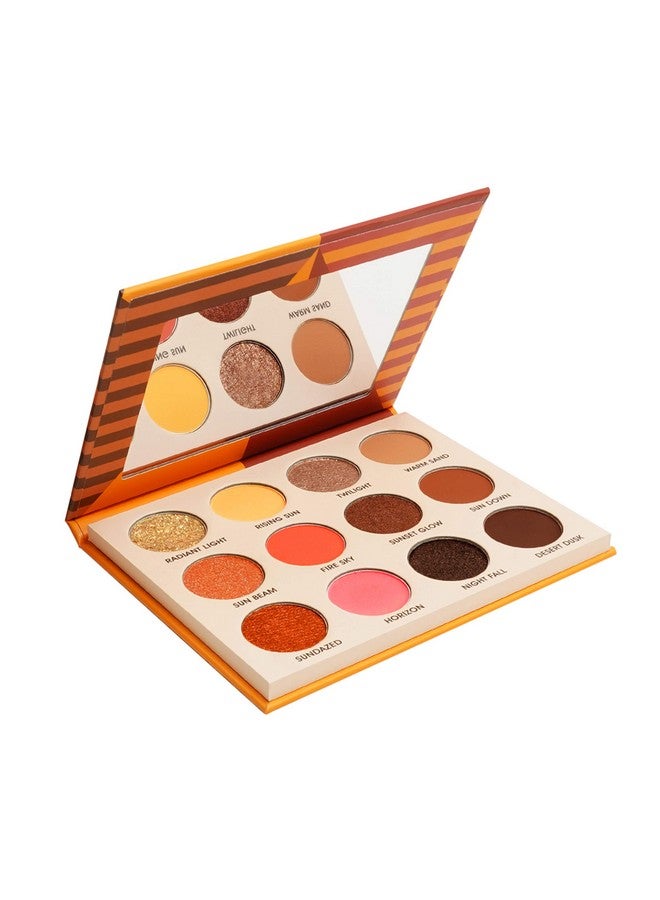 Egyptian Sunset Secret Of Pharaoh Eyeshadow Palette Highly Pigmented And Blendable Cruelty Free Long Lasting Matte & Shimmer