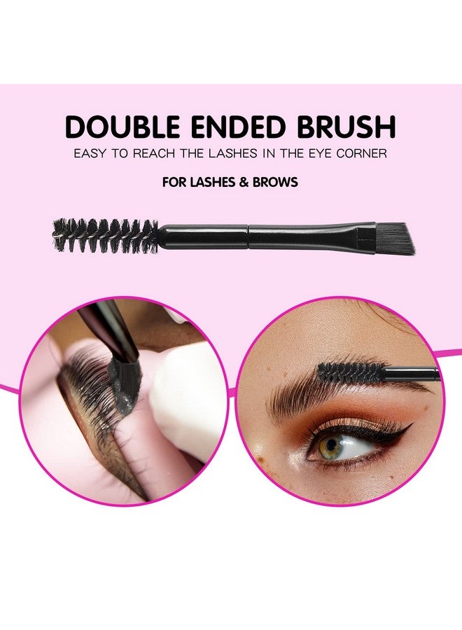 Lash Glue Balm Eyelash Lifting Adhesives Strong Hold And Perfectly Shaped Eyebrows For Brow Lamination Kit Lash Lift Balm Bright Colors & Fruity Flavours Fast Drying & Waterproof (Pink)