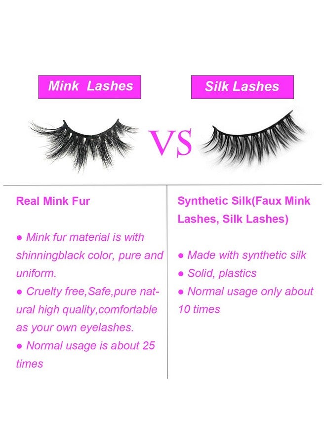 Mink Lashes Mikiwi 3 Pairs Eyelashes D384 3 Real Mink Eyelashes Fluffy Mink Lashes Thick Handmade Full Strip Lashes Cruelty Free Luxury Makeup Dramatic Lashes 20Mm 3D Mink Lashes