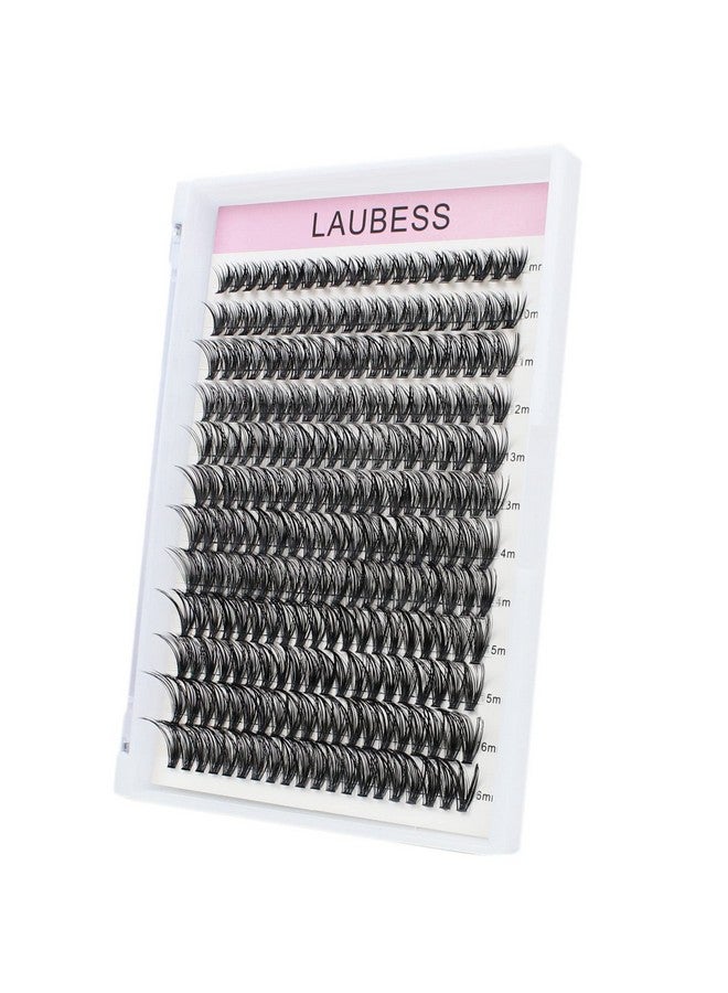 Lash Clusters Extensions 240Pcs 40D Diy Eyelash Extension Long Individual Lashes Natural Look Faux Mink Cluster Lashes C Curl Mixed Length (40D 0.07C 9 16Mm)