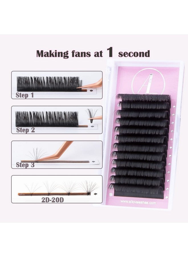 Eyelash Extension Super Easy Fan Volume Lash Extensions 0.05Mm D Curl 8 15Mm Mixed Tray Rapid Blooming Volume Lashes Self Fanning Lash Extension Supplies