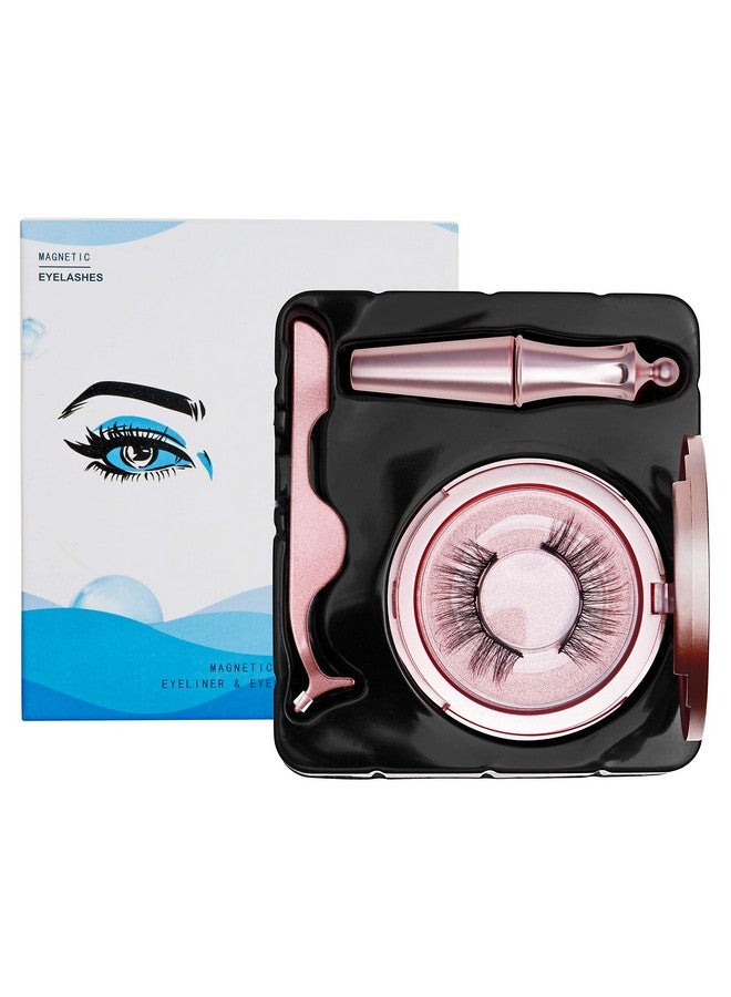 Freed Blue Magnetic Eyeliner Eyelash Kit Natural Look Volume Enhancing Waterproof Lightweight Vegan Easy To Apply