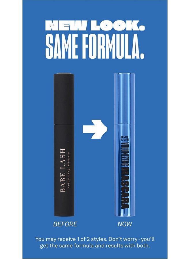 Babe Lash Volumizing Mascara Smudge Proof Long Lasting & No Clump Formula Buildable Volume Water Resistant Dramatic Black