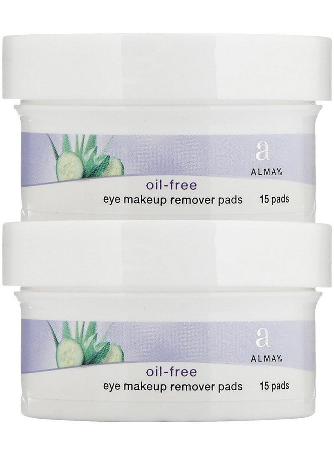 Oil Free Eye Makeup Remover Pads 15 Ct 2 Pk