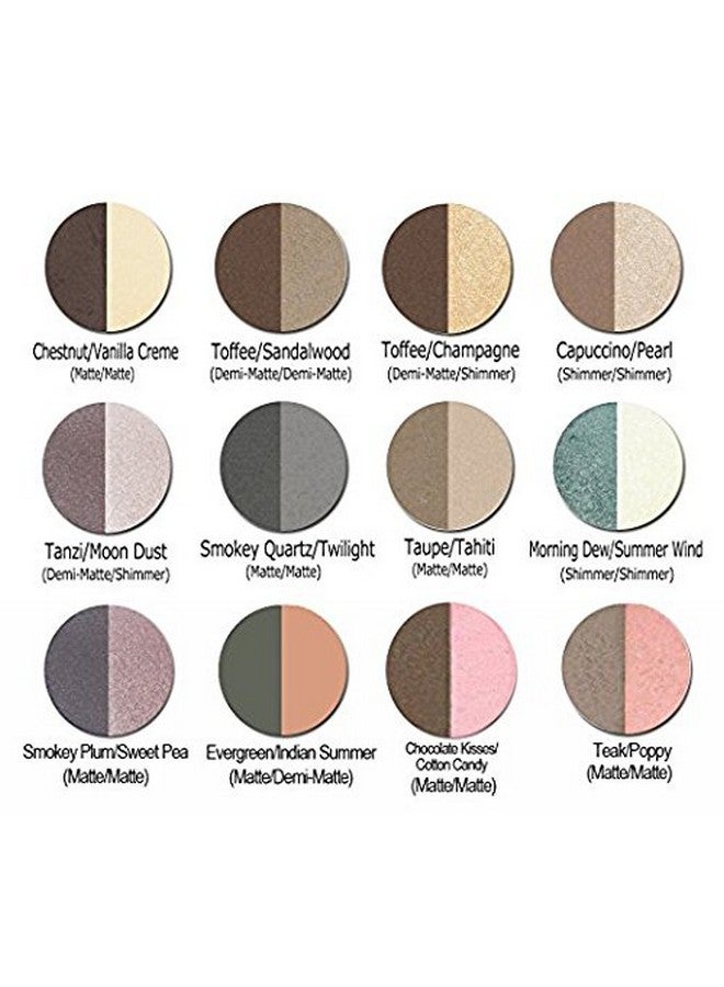 Pressed Eyeshadow Duo Natural Organic Makeup (Smokey Plum/Sweet Pea)