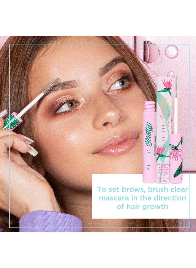 Featherlight Clear Mascara And Brow Gel For Kids Children Tweens And Teens Dual Purpose Clear Finish For Brows And Lashes Non Toxic And Made In The Usa
