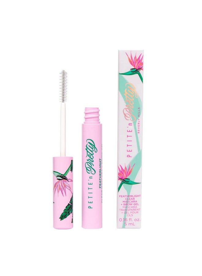 Featherlight Clear Mascara And Brow Gel For Kids Children Tweens And Teens Dual Purpose Clear Finish For Brows And Lashes Non Toxic And Made In The Usa