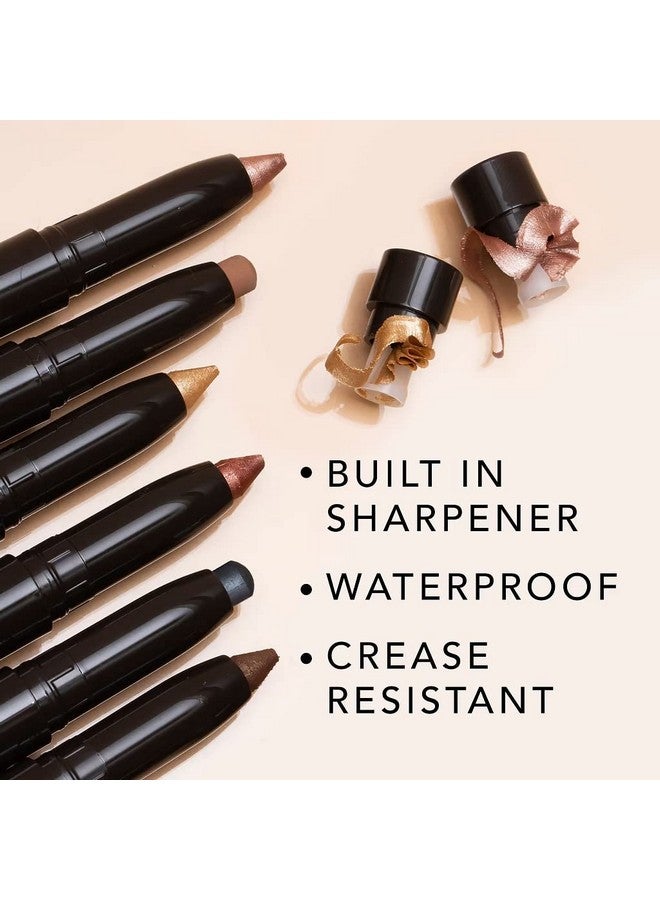 Crème Eyeshadow Crayon ; Men & Women ; Built In Sharpener ; Dermatologist Tested ; Waterproof Fast Drying & Crease Resistant Formula