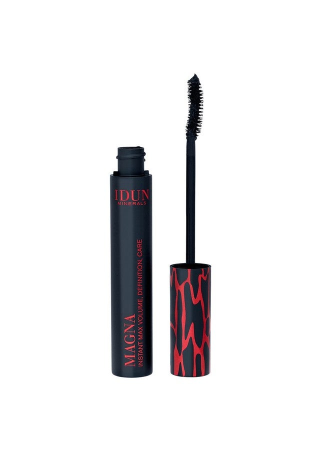 Magna Mascara Volumizing High Pigmented Lash Hydrating Formula Infused With Sunflower Seed Oil For Sensitive Eyes Vegan Clump And Cruelty Free 008 Black 0.44 Oz