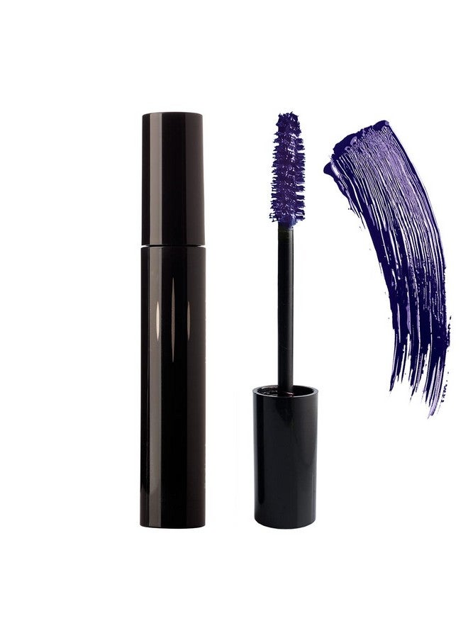 Radiant Professional Magna Lash Mascara Volume And Curl Silicone Brush Deep Color Smudge Proof Lengthening Lashes Cruelty Free Natural Wax For Healthy Eyelashes 0.43 Ounces Violet