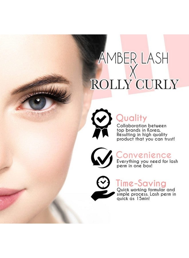 Eyelash Lifting And Eyebrow Lamination Solutions Step 1 And 2 By Rolly Curly Professional Lash Perm And Brow Lift 10 Individual Packets Each