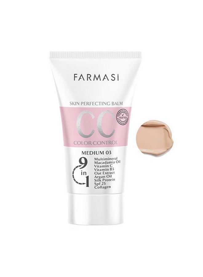 Makeup Cc Cream 03 (Medium) Pure Natural And Flawless Finish Great Results Every Time Medium To Full Coverage All Day Hold All Skin Types 50 Ml Zen Mascara Extension Lash 0.27 Fl.Oz