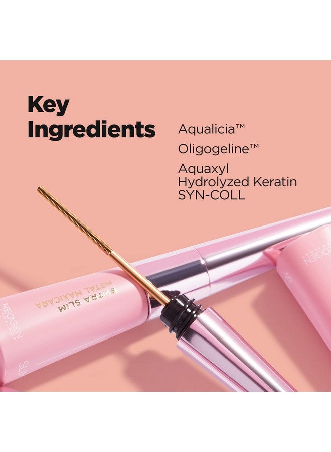 Neogen Dermalogy Innovative Sensational Hygienic Washable Extra Slim Metal Mascara (Slim Black)