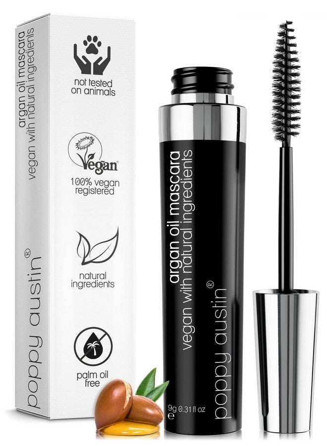 Mascara 9G Lash Mascara 100% Organic Mascara Paraben Free Vegan Cruelty Free Mascara Black Hypoallergenic Mascara Lengthening & Volumizing With Argan Oil