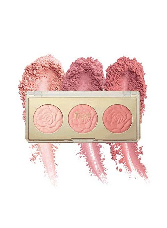 Rose Powder Blush Palette Floral Fantasy