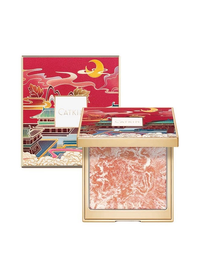 Cheek Blush Bake Shimmer Pink Peach Multi Blusher Natural Powder Palette 10G (C04 Shimmer)
