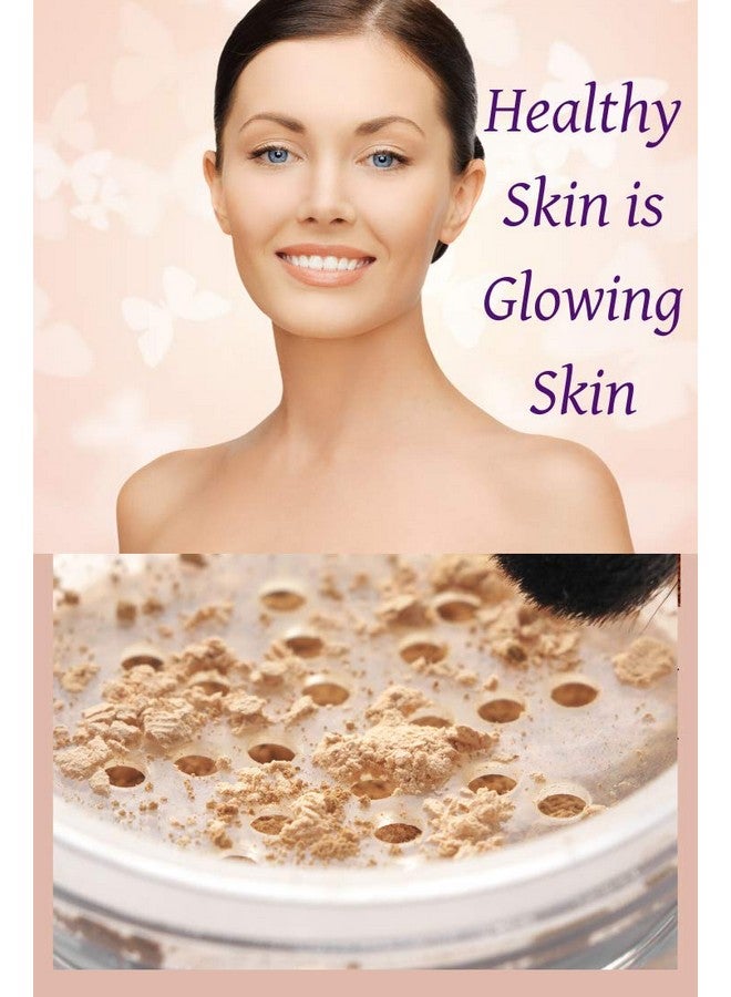 Mineral Face Powder Foundation Makeup. Natural Full Coverage Loose Foundation With Vitamin And Green Tea. Made In Usa
