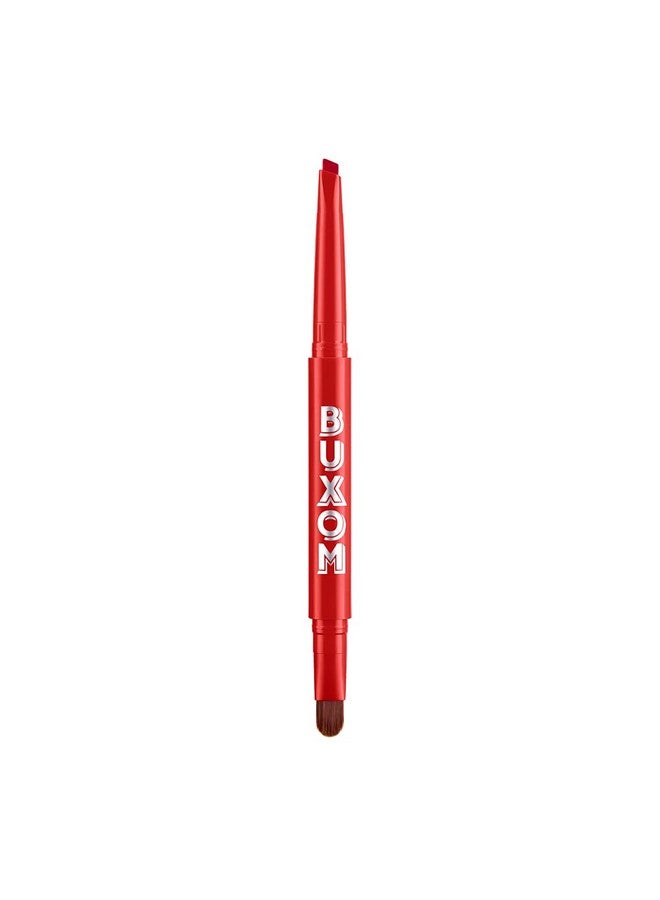 Power Line Plumping Lip Liner Long Lasting And Retractable Lip Liner Moisturizing With Peptides And Vitamin E For Plump Cruelty Free