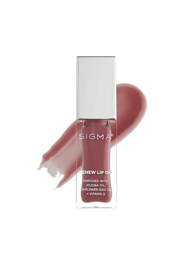 Renew Lip Oil Tinted Lip Oil With Luxurious High Shine Color & Long Lasting Hydration For Soft Supple Lips Non Sticky Lip Oil W/Nourishing Antioxidants (All Heart Berry Mauve Sheen)