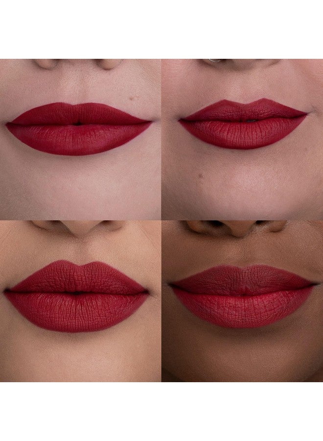 24/7 Glide On Lip Pencil Waterproof & Longwearing Lip Liner Smooth Creamy & Moisturizing Formula With Vitamin E Prevents Lipstick From Feathering Bad Blood (Deep Red) 0.04 Oz