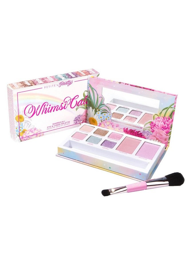 Whimsicali Eyeshadow & Cheek Makeup Palette For Kids Children Tweens And Teens Made In The Usa