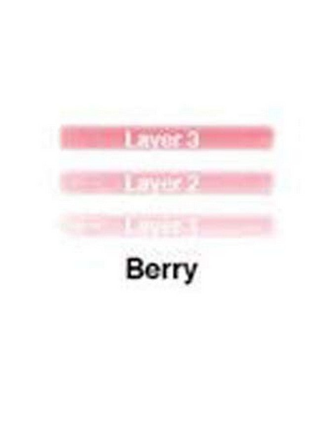 Liquid Lip Color Lipstick Berry (Pink) ; Natural & Organic Makeup For Women International ; 100% Organic Kosher & Vegan