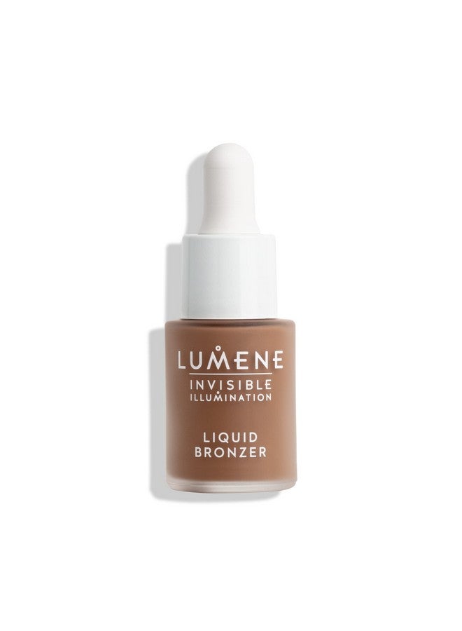 Invisible Illumination Liquid Bronzer Deep Glow Skincare Infused Bronzing Drops Hydrating Makeup For Natural Radiant Glowing Skin (0.5 Fl Oz)