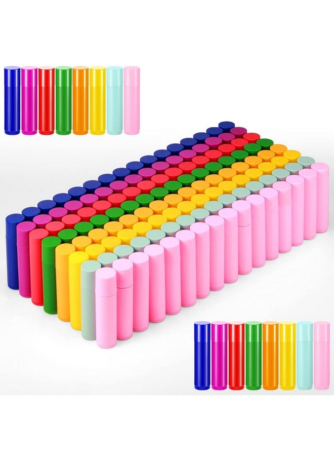 128 Pieces Lip Balm Tubes 5 Ml Refillable Rotatable Plastic Lipstick Tubes Empty Lip Gloss Balm Containers Diy Lip Gloss Balm Tube Holder For Diy Cosmetic 8 Colors