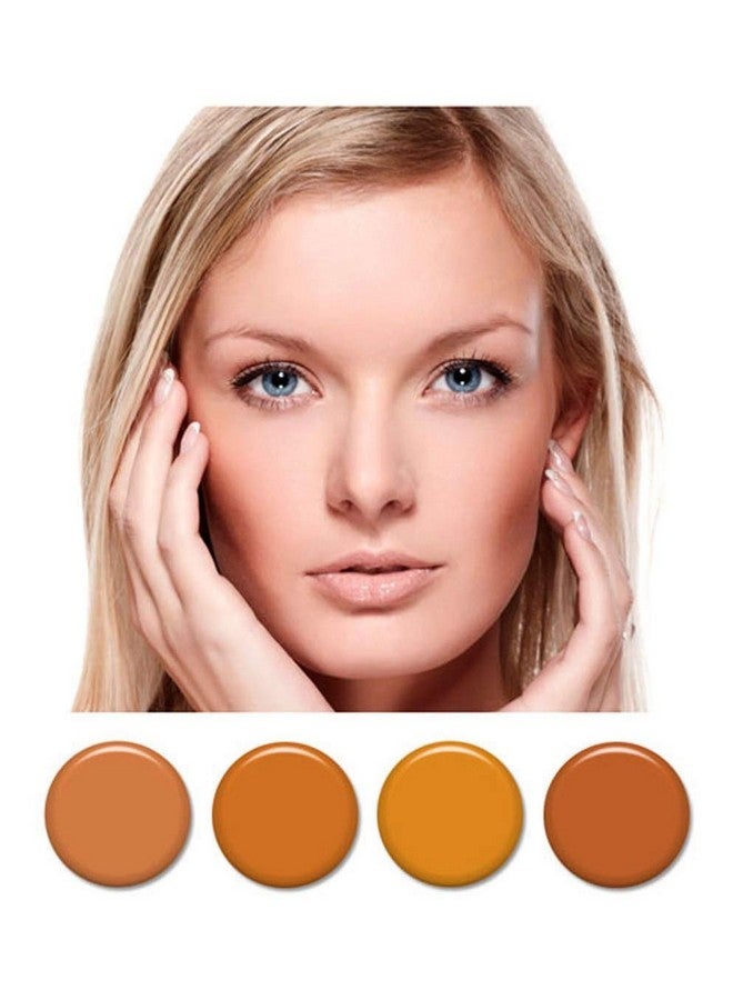 4Pc Medium Complexion Professional Airbrush Cosmetic Makeup Set 1/2 Oz Bottles